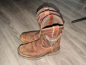 Cody James Men's Waterproof Pull-On Work Boot Composite Toe Brown